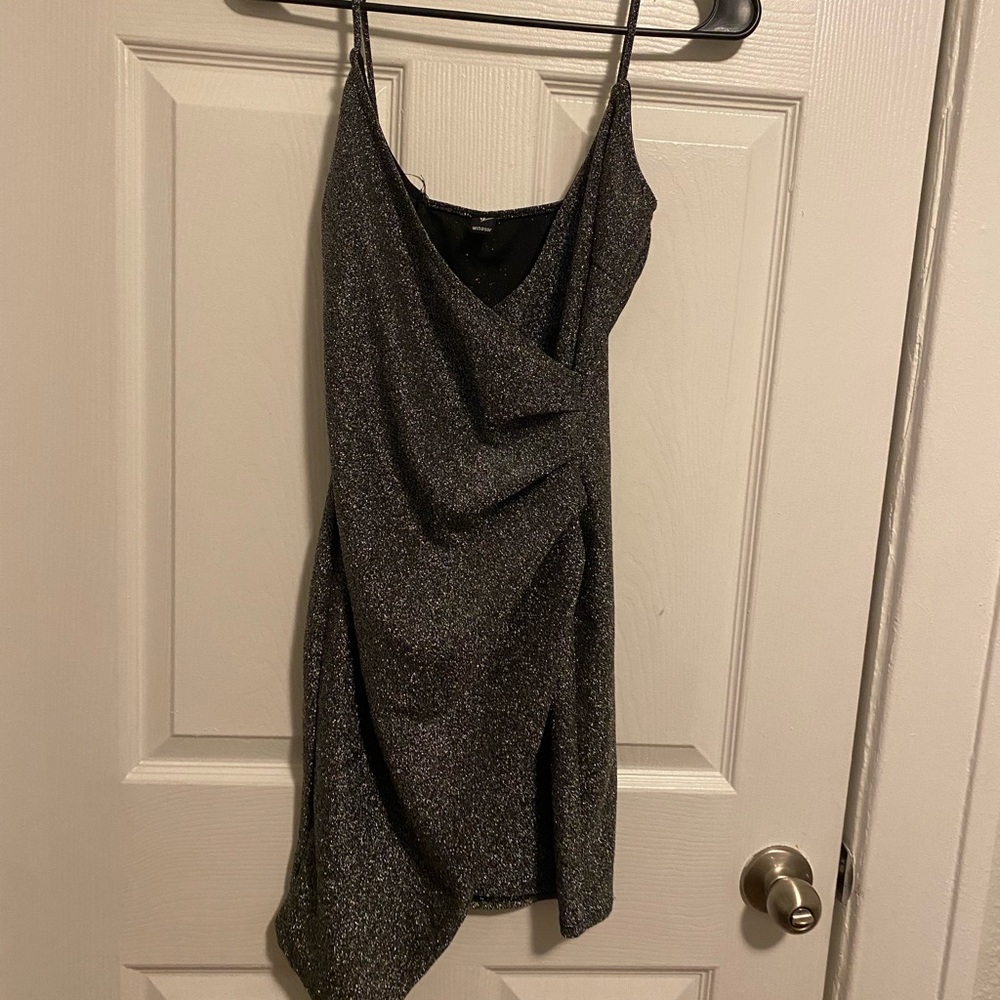 Windsor Silver mini dress